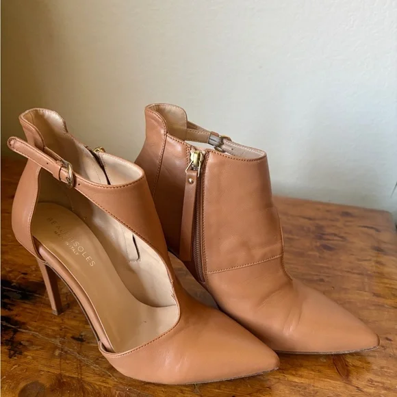 Vero Cuoio Tan Leather Heels - Picture 3 of 6